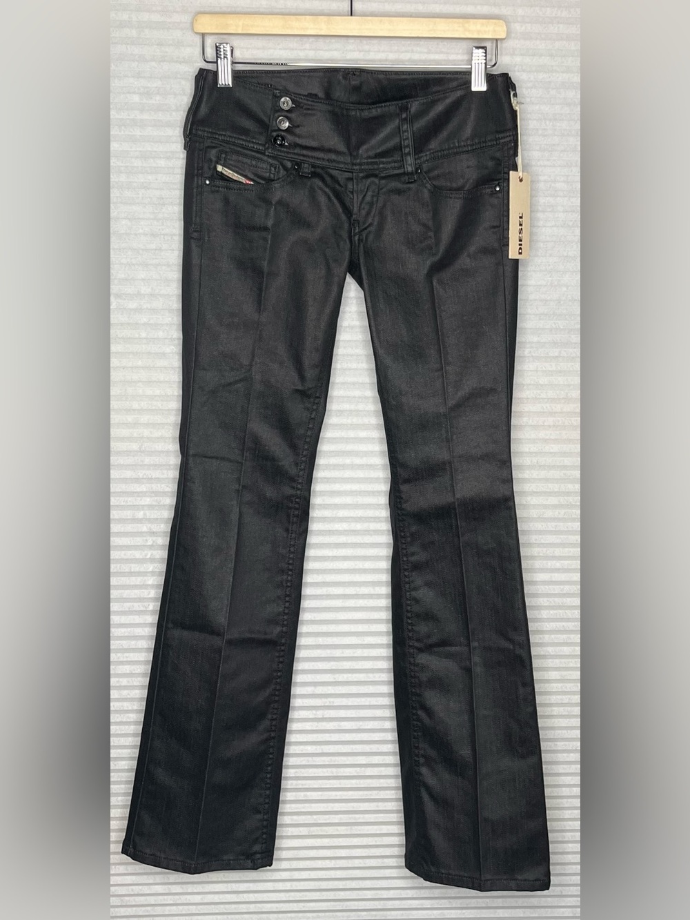Diesel Black Boot Cut Jeans - Picture 12 of 13
